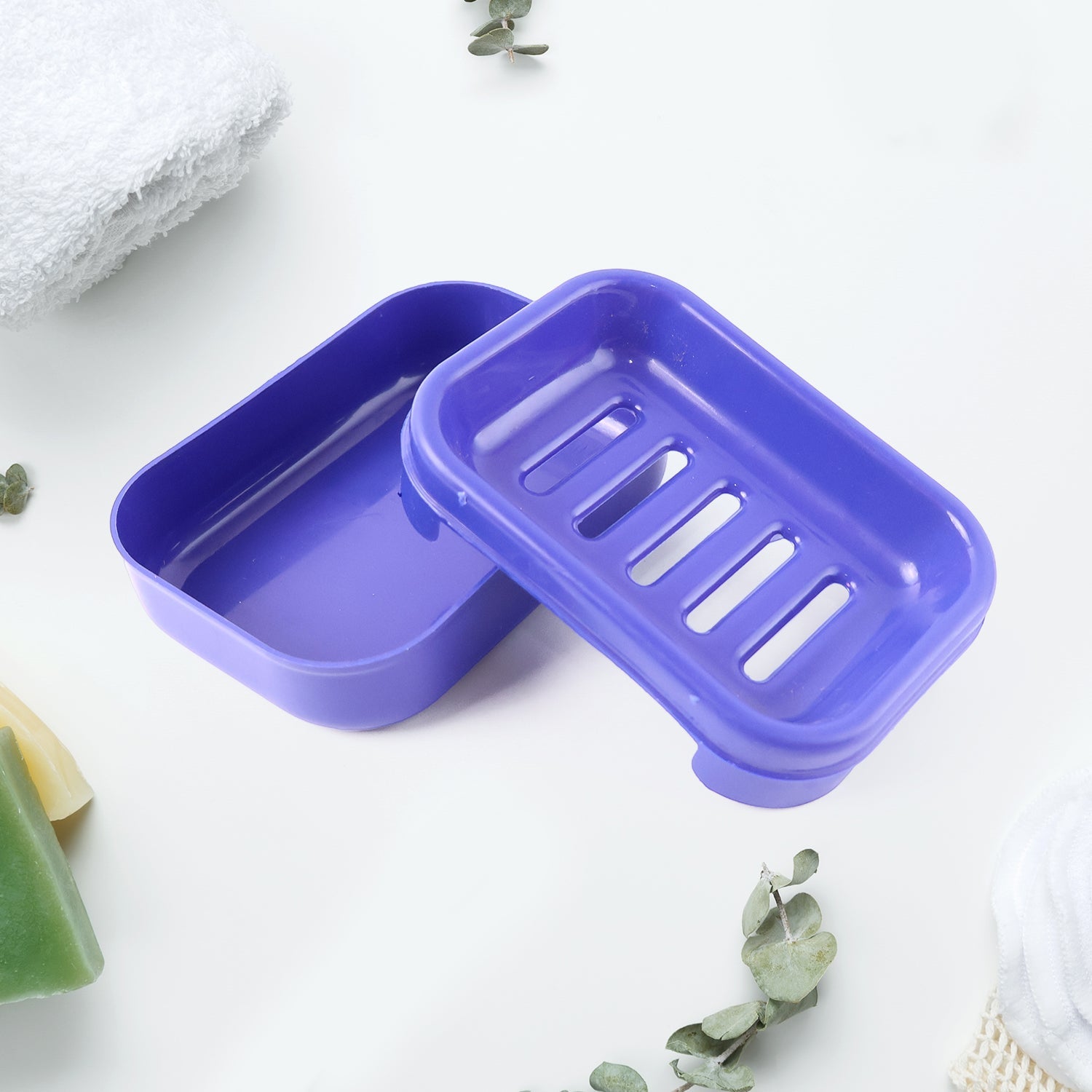 Premium Quality Rectangular Blue Plastic Soap Case (1 Pc) Premium Quality Rectangular Blue Plastic Soap Case (1 Pc)